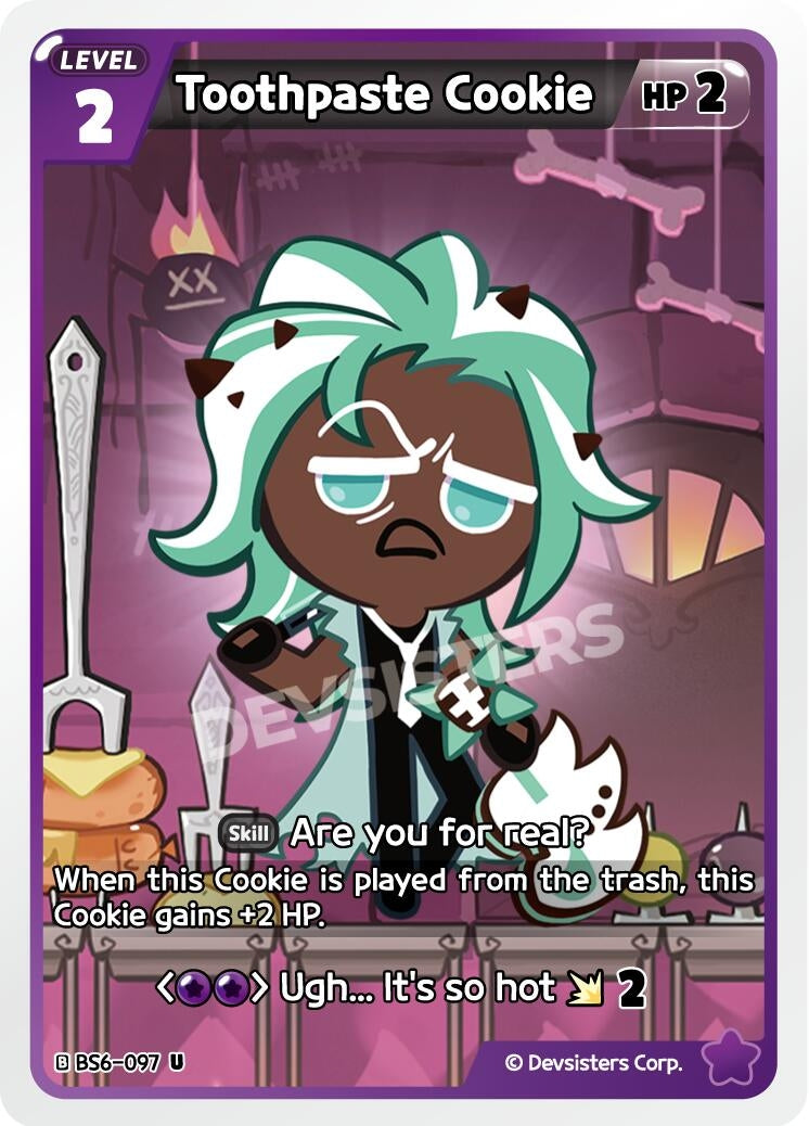 Image for Toothpaste Cookie (BS6-097) [Arena of Glory] - CookieRun: Braverse TCG