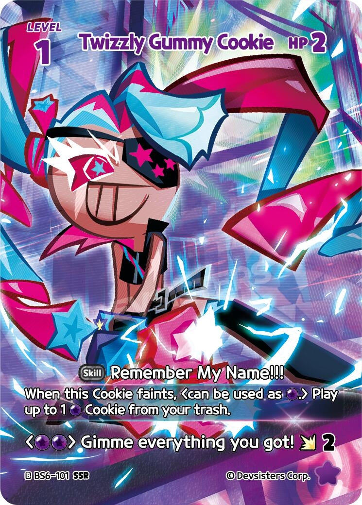 Image for Twizzly Gummy Cookie (SSR) (BS6-101) [Arena of Glory] - CookieRun: Braverse TCG