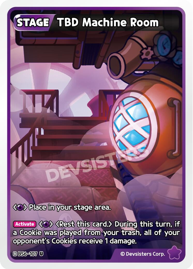 Image for TBD Machine Room (BS6-107) [Arena of Glory] - CookieRun: Braverse TCG
