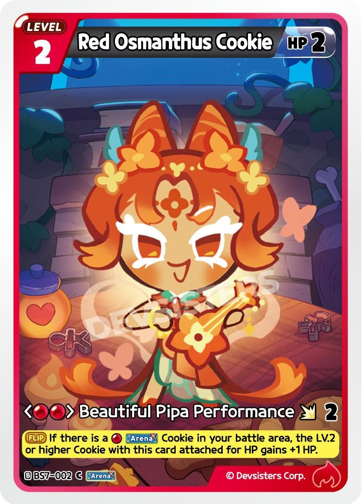 Image for Red Osmanthus Cookie (BS7-002) [Arena of Glory] - CookieRun: Braverse TCG