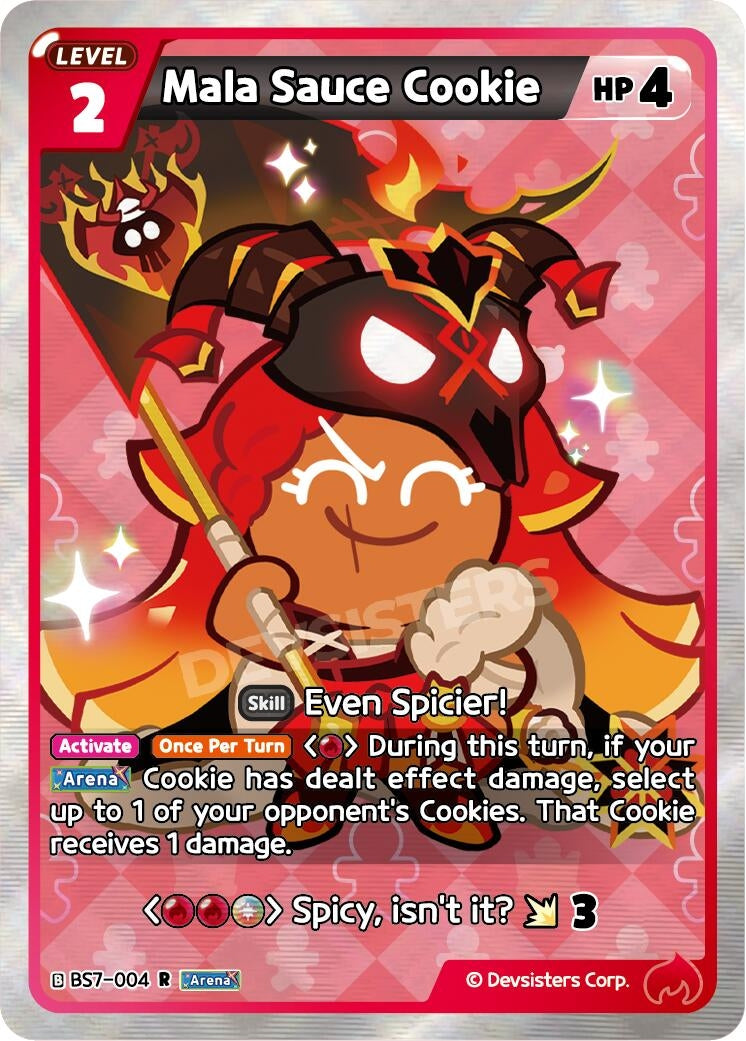Image for Mala Sauce Cookie (004) (BS7-004) [Arena of Glory] - CookieRun: Braverse TCG