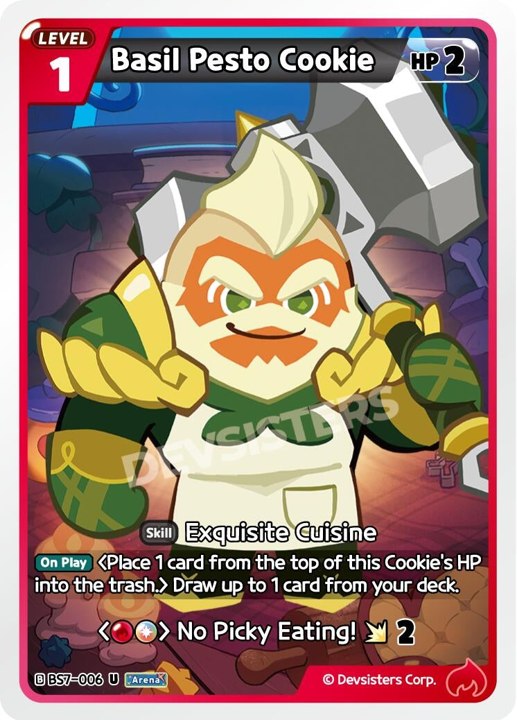 Image for Basil Pesto Cookie (BS7-006) [Arena of Glory] - CookieRun: Braverse TCG