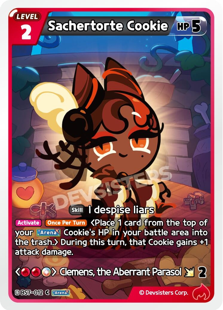 Image for Sachertorte Cookie (BS7-012) [Arena of Glory] - CookieRun: Braverse TCG