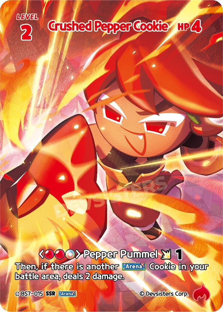 Image for Crushed Pepper Cookie (SSR) (BS7-015) [Arena of Glory] - CookieRun: Braverse TCG
