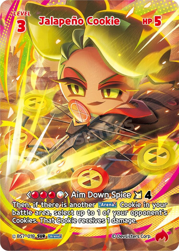 Image for Jalapeno Cookie (SUR) (BS7-018) [Arena of Glory] - CookieRun: Braverse TCG