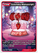 Image for Scovilsky Manuscript (BS7-020) [Arena of Glory] - CookieRun: Braverse TCG