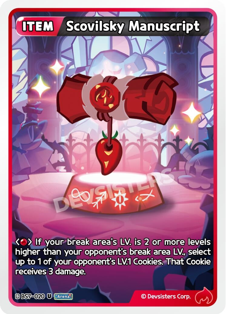 Image for Scovilsky Manuscript (BS7-020) [Arena of Glory] - CookieRun: Braverse TCG
