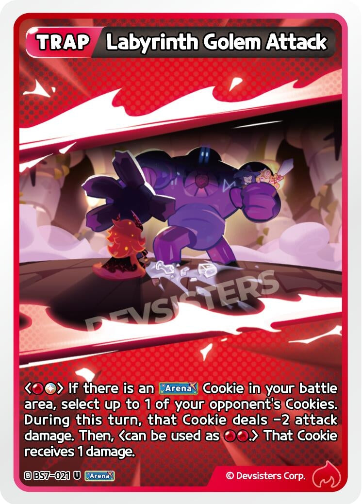 Image for Labyrinth Golem Attack (BS7-021) [Arena of Glory] - CookieRun: Braverse TCG
