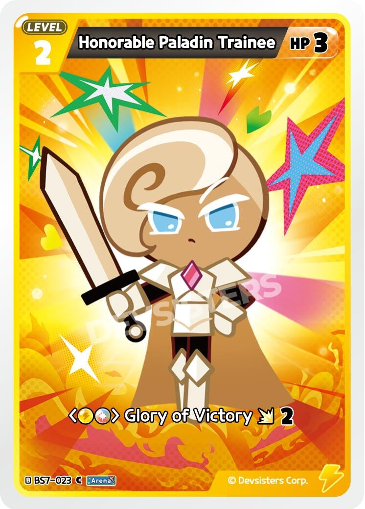 Image for Honorable Paladin Trainee (BS7-023) [Arena of Glory] - CookieRun: Braverse TCG