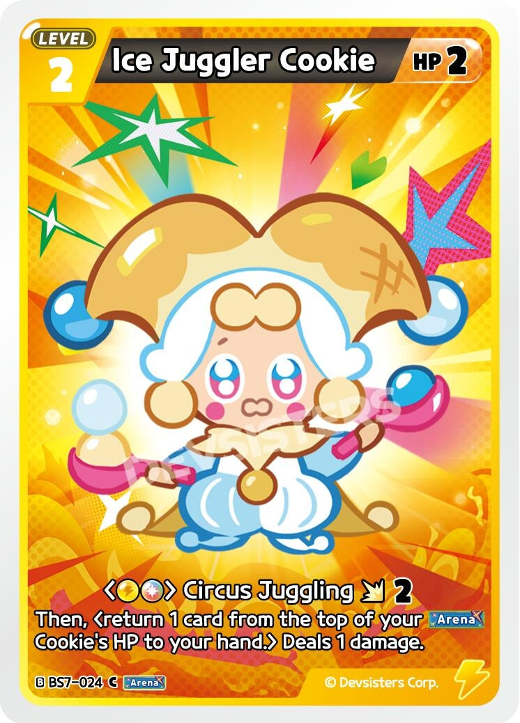 Image for Ice Juggler Cookie (BS7-024) [Arena of Glory] - CookieRun: Braverse TCG