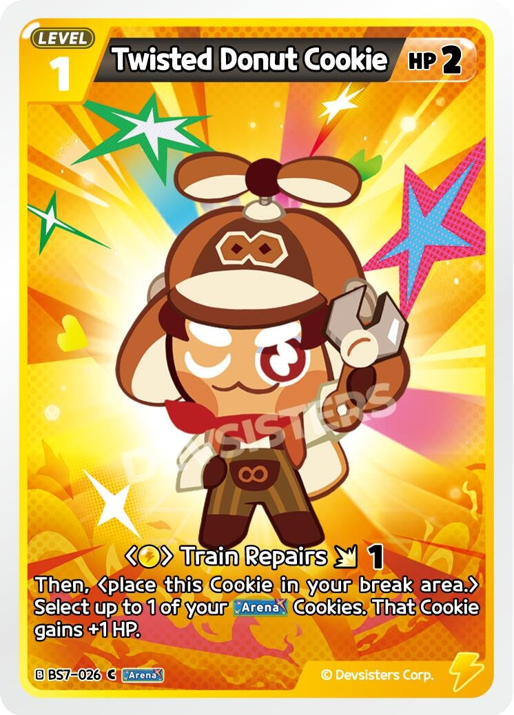Image for Twisted Donut Cookie (BS7-026) [Arena of Glory] - CookieRun: Braverse TCG