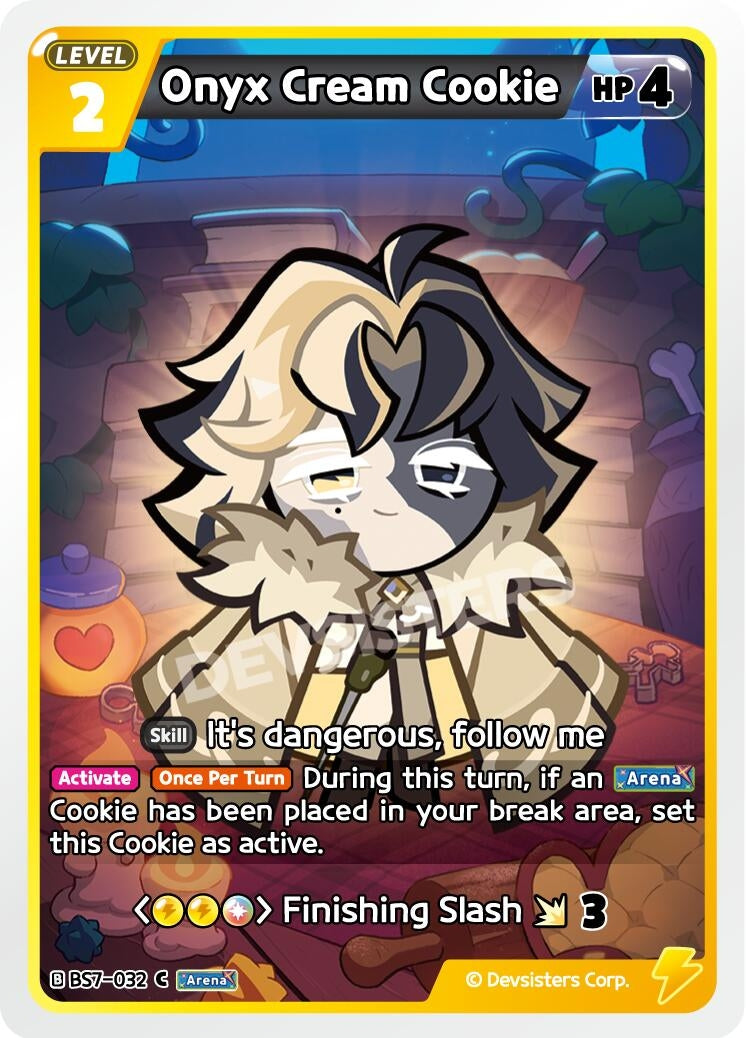 Image for Onyx Cream Cookie (BS7-032) [Arena of Glory] - CookieRun: Braverse TCG