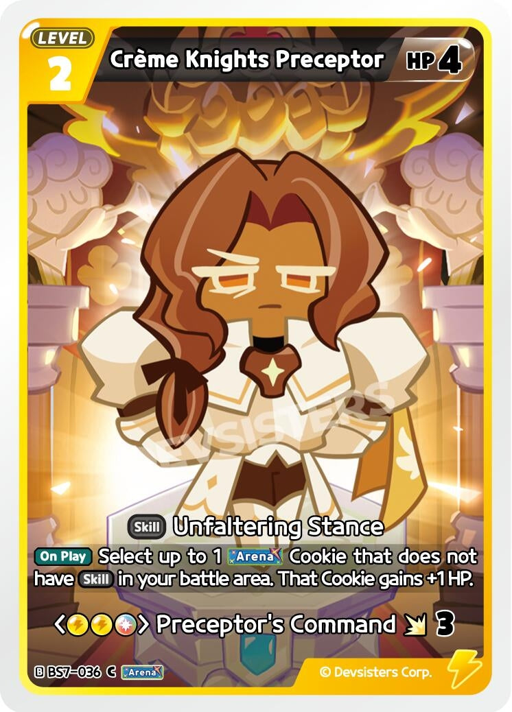 Image for Creme Knights Preceptor (BS7-036) [Arena of Glory] - CookieRun: Braverse TCG