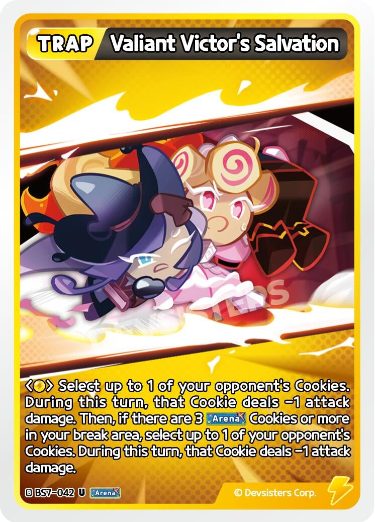 Image for Valiant Victor's Salvation (BS7-042) [Arena of Glory] - CookieRun: Braverse TCG