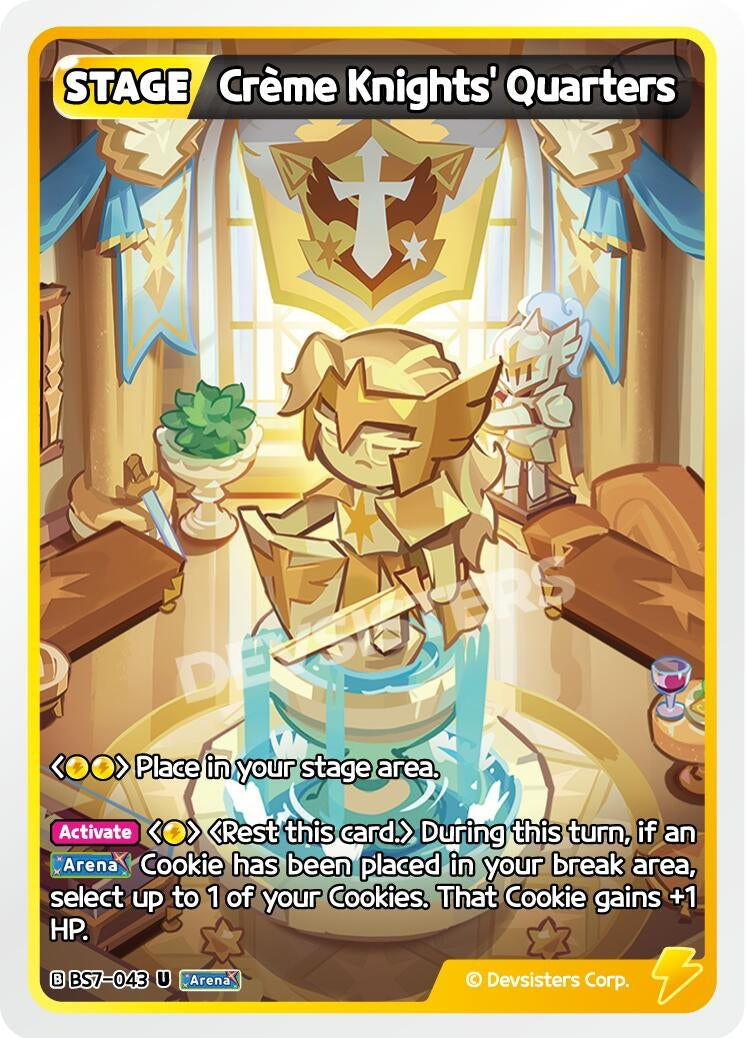 Image for Creme Knights' Quarters (BS7-043) [Arena of Glory] - CookieRun: Braverse TCG