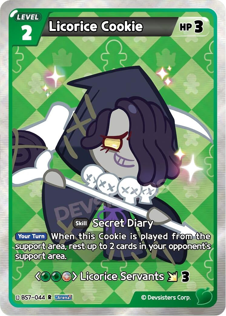 Image for Licorice Cookie (BS7-044) [Arena of Glory] - CookieRun: Braverse TCG