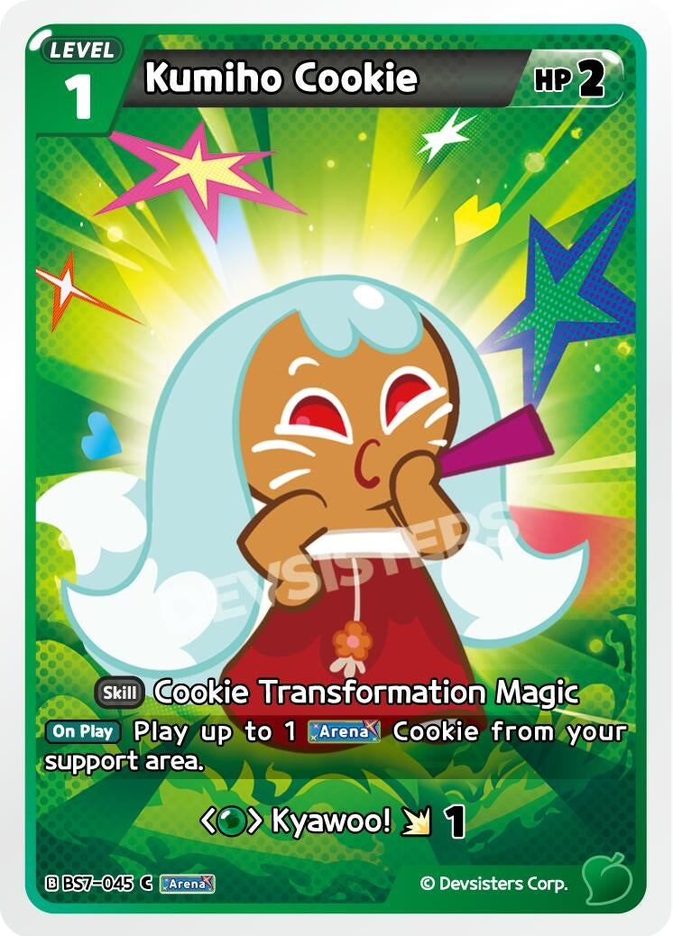 Image for Kumiho Cookie (BS7-045) [Arena of Glory] - CookieRun: Braverse TCG