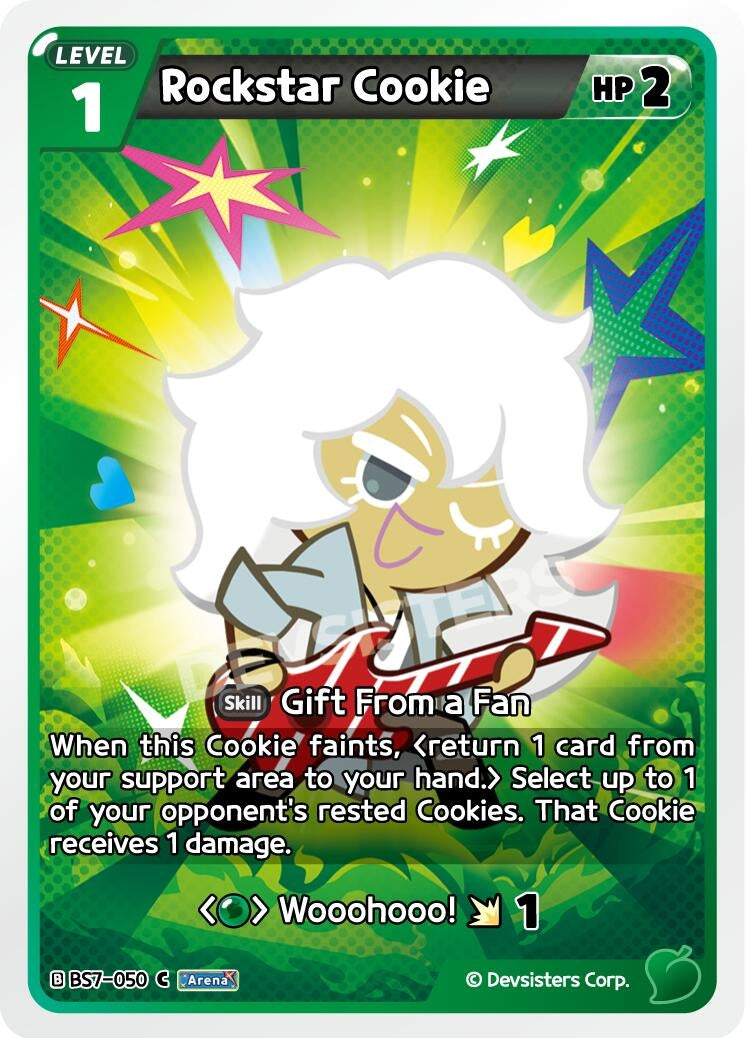 Image for Rockstar Cookie (BS7-050) [Arena of Glory] - CookieRun: Braverse TCG
