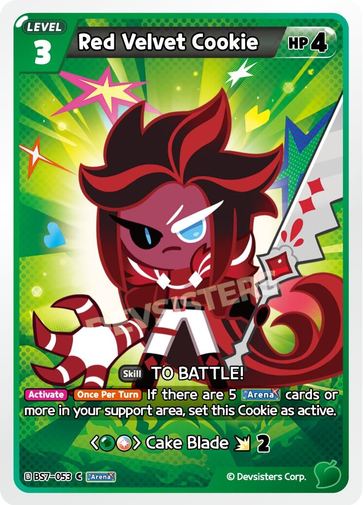 Image for Red Velvet Cookie (BS7-053) [Arena of Glory] - CookieRun: Braverse TCG