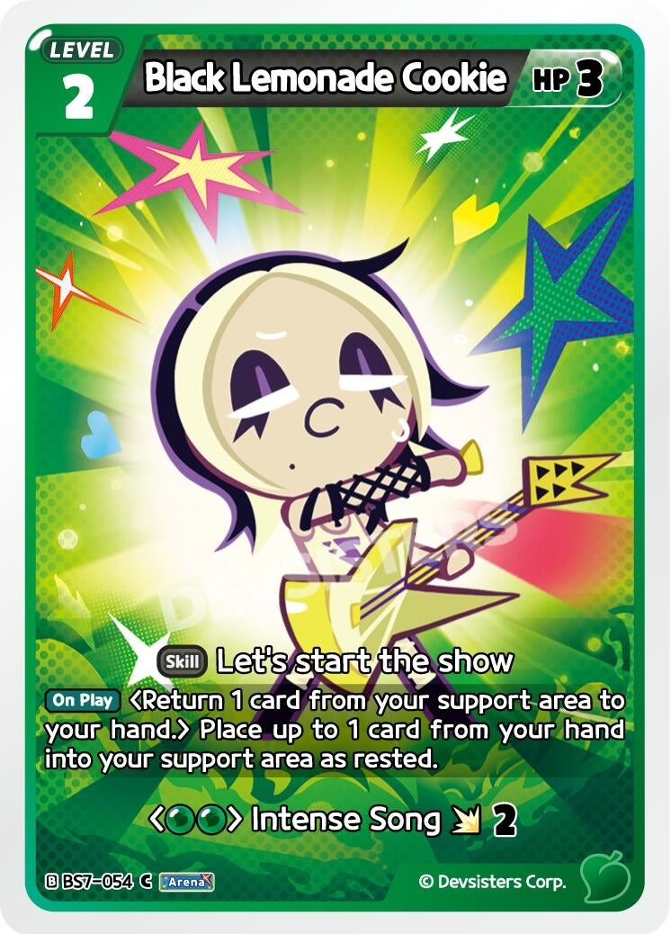 Image for Black Lemonade Cookie (BS7-054) [Arena of Glory] - CookieRun: Braverse TCG