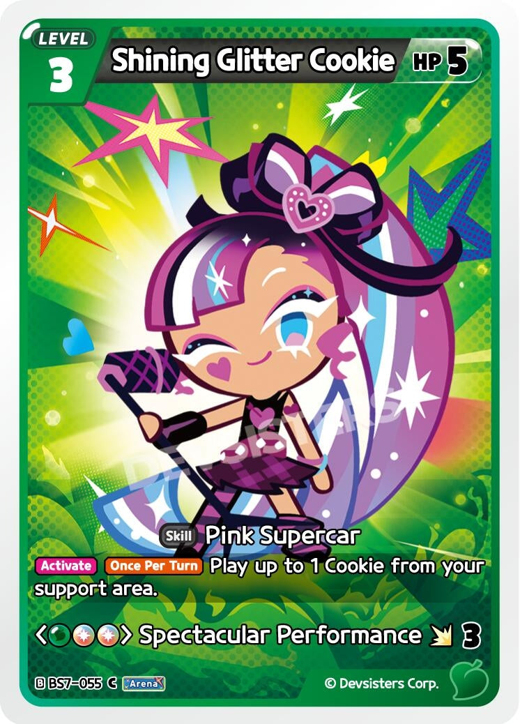 Image for Shining Glitter Cookie (BS7-055) [Arena of Glory] - CookieRun: Braverse TCG