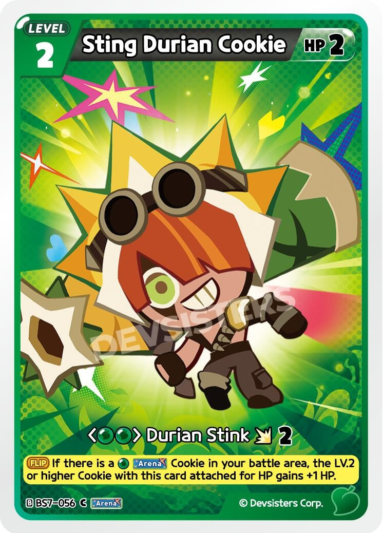 Image for Sting Durian Cookie (BS7-056) [Arena of Glory] - CookieRun: Braverse TCG