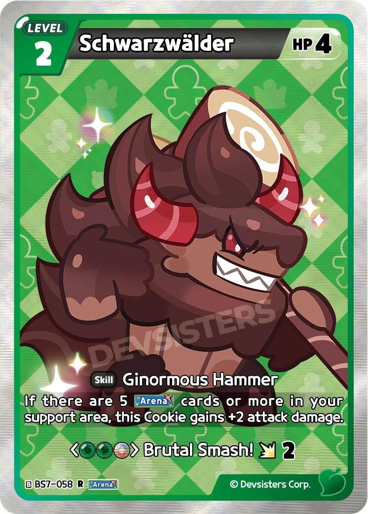 Image for Schwarzwalder (BS7-058) [Arena of Glory] - CookieRun: Braverse TCG