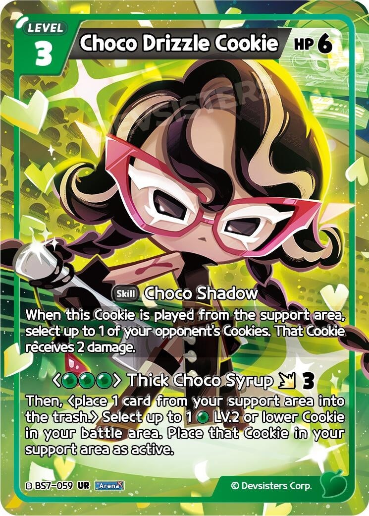 Image for Choco Drizzle Cookie (BS7-059) [Arena of Glory] - CookieRun: Braverse TCG