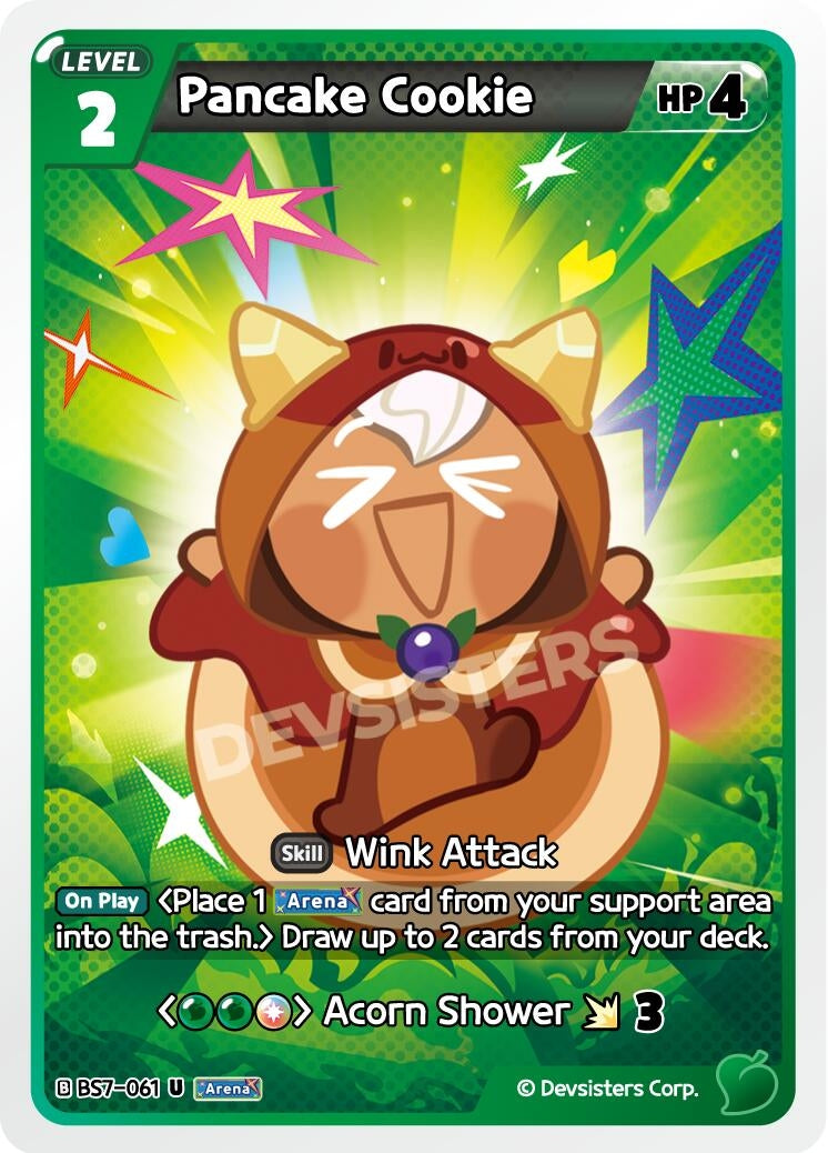 Image for Pancake Cookie (U) (BS7-061) [Arena of Glory] - CookieRun: Braverse TCG