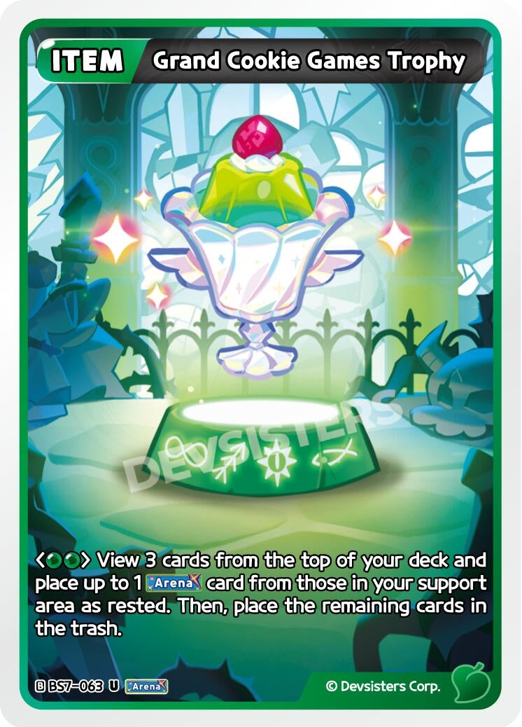 Image for Grand Cookie Games Trophy (BS7-063) [Arena of Glory] - CookieRun: Braverse TCG