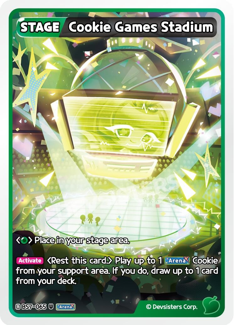 Image for Cookie Games Stadium (BS7-065) [Arena of Glory] - CookieRun: Braverse TCG