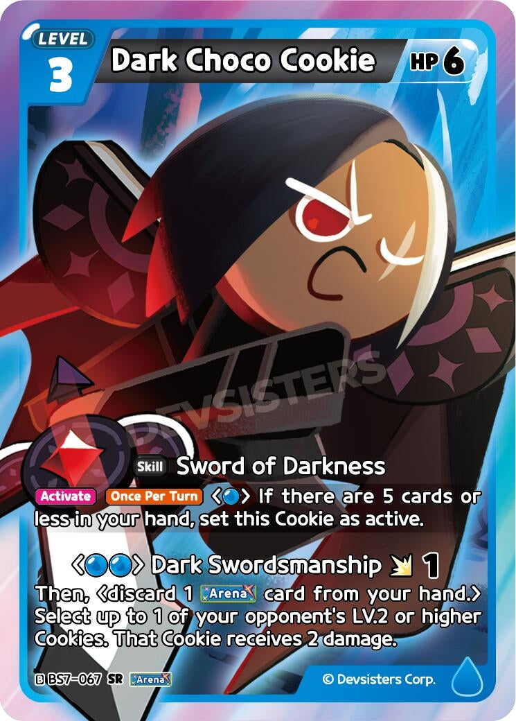 Image for Dark Choco Cookie (067) (BS7-067) [Arena of Glory] - CookieRun: Braverse TCG