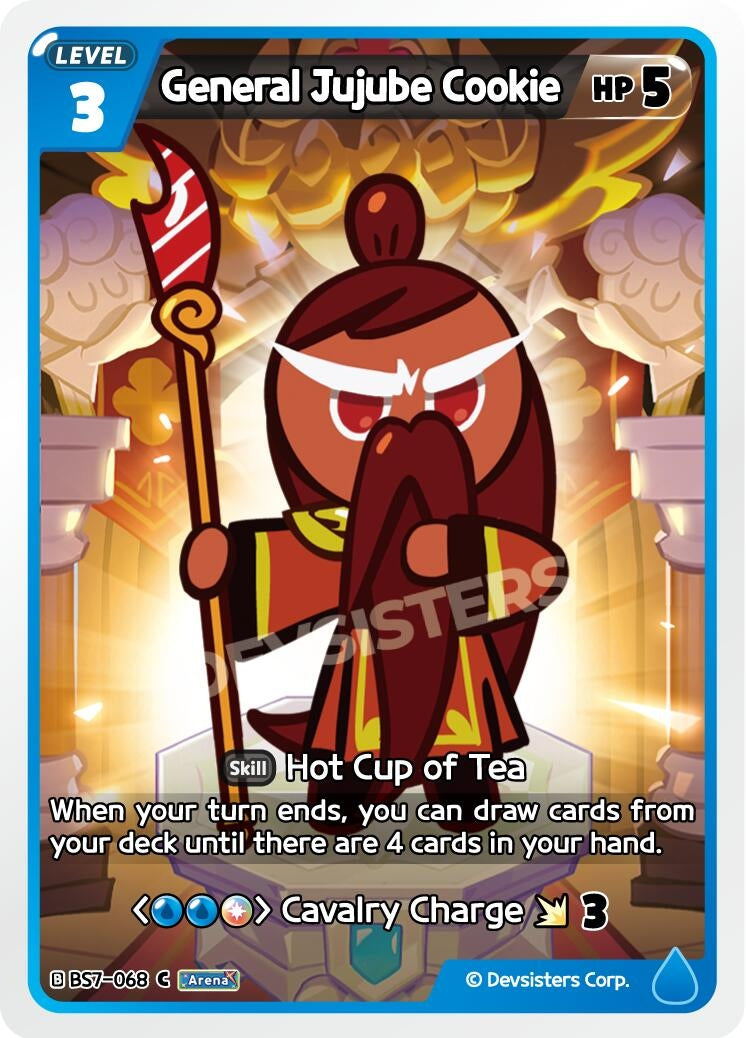 Image for General Jujube Cookie (BS7-068) [Arena of Glory] - CookieRun: Braverse TCG