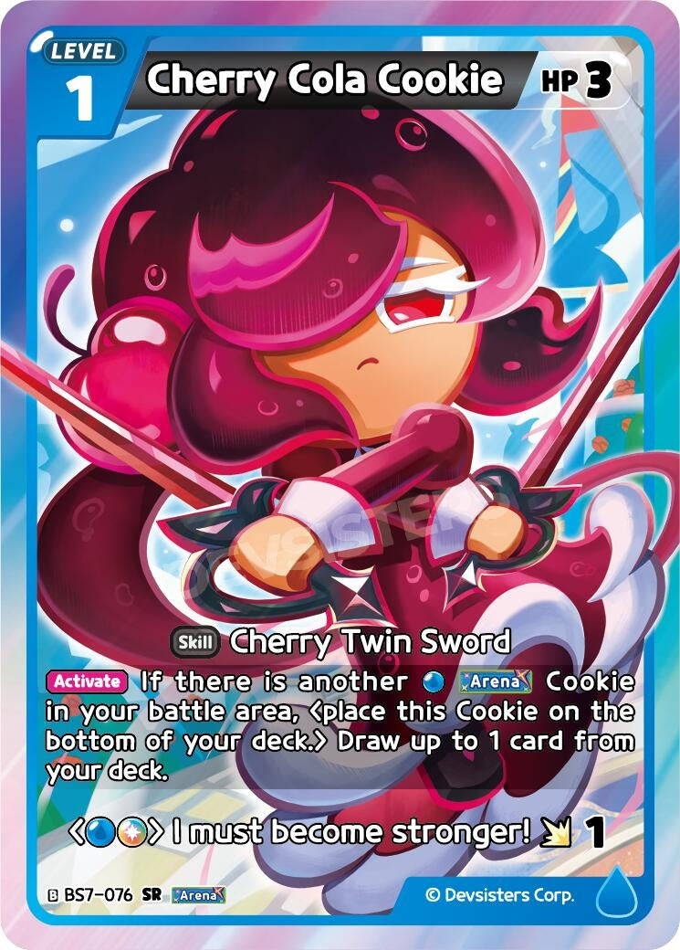 Image for Cherry Cola Cookie (BS7-076) [Arena of Glory] - CookieRun: Braverse TCG