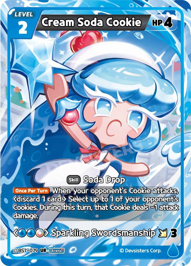 Image for Cream Soda Cookie (BS7-079) [Arena of Glory] - CookieRun: Braverse TCG