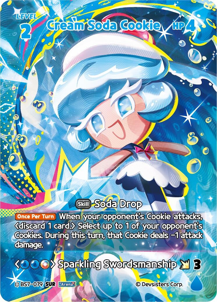 Image for Cream Soda Cookie (SUR) (BS7-079) [Arena of Glory] - CookieRun: Braverse TCG