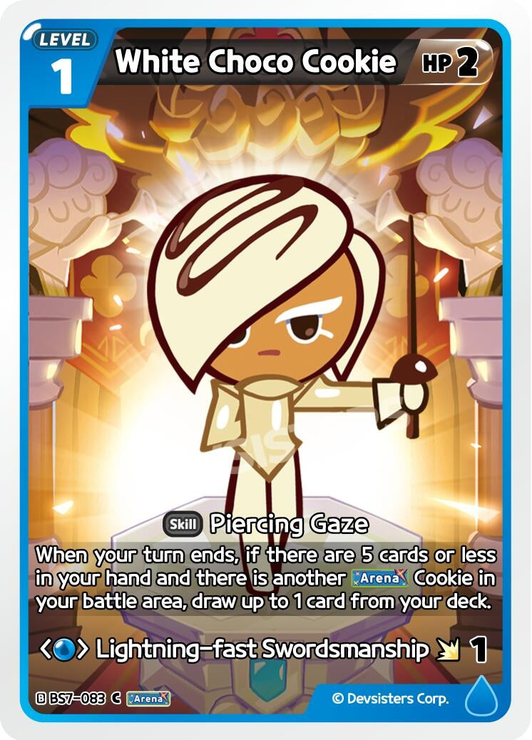 Image for White Choco Cookie (083) (BS7-083) [Arena of Glory] - CookieRun: Braverse TCG