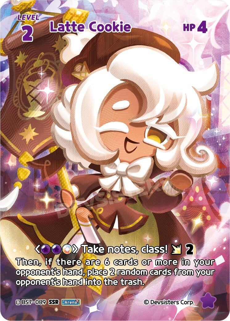 Image for Latte Cookie (SSR) (BS7-089) [Arena of Glory] - CookieRun: Braverse TCG