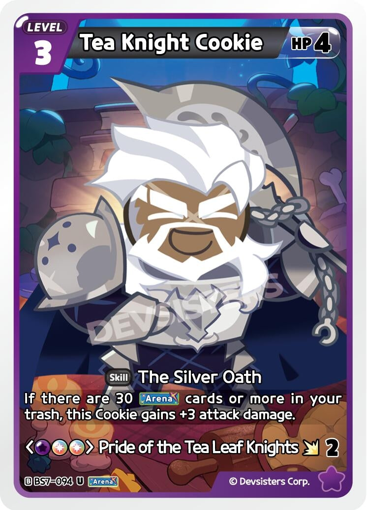 Image for Tea Knight Cookie (BS7-094) [Arena of Glory] - CookieRun: Braverse TCG
