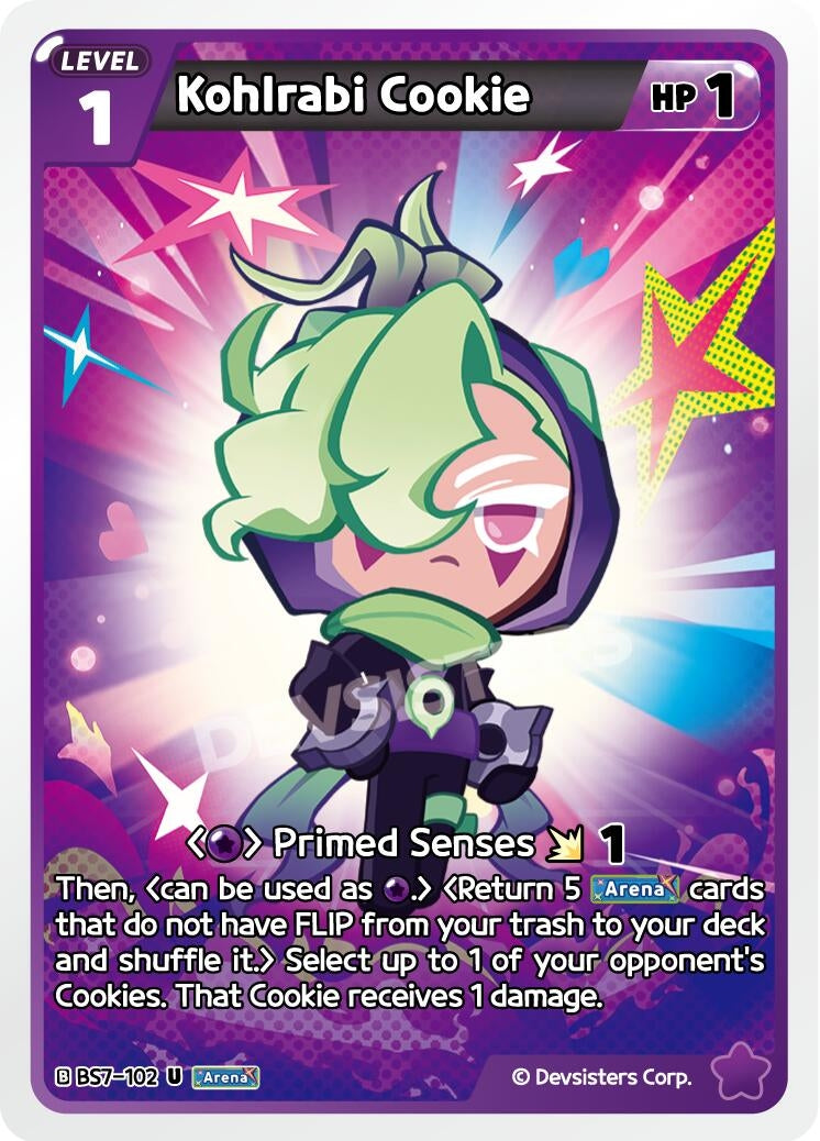 Image for Kohlrabi Cookie (BS7-102) [Arena of Glory] - CookieRun: Braverse TCG