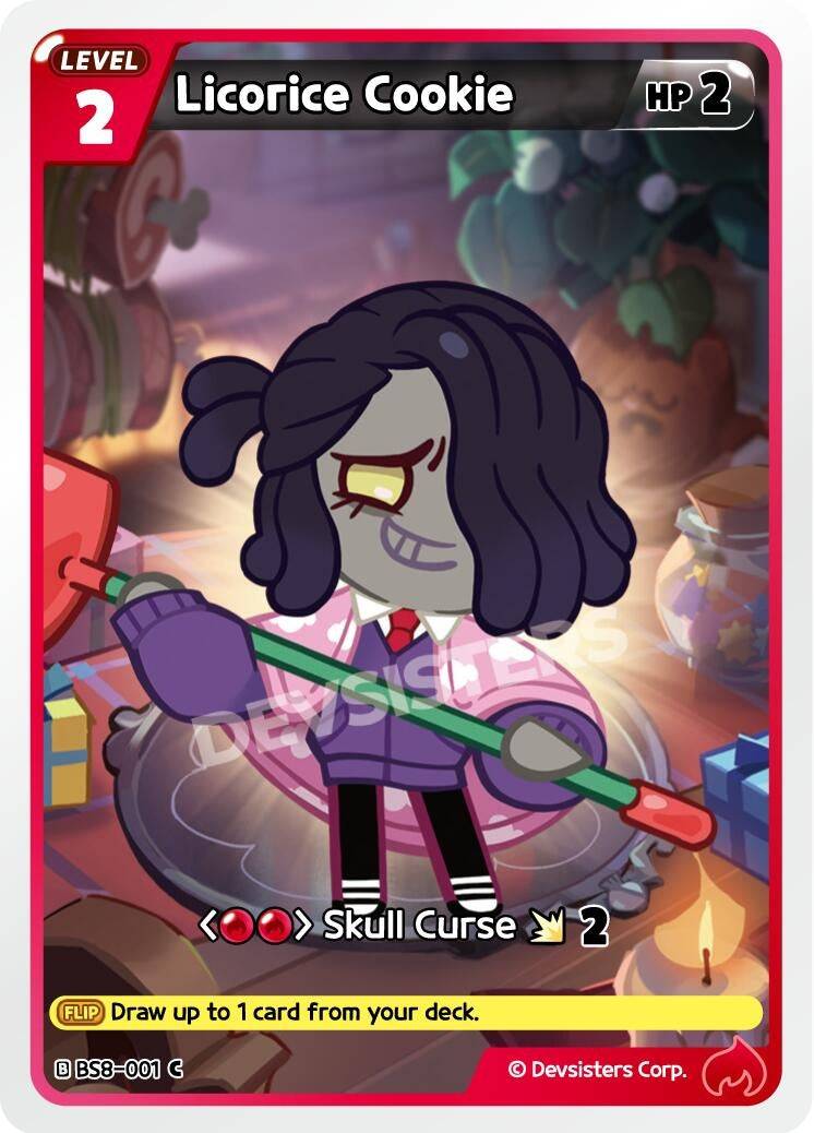 Image for Licorice Cookie (BS8-001) [A Game of Truth and Deceit] - CookieRun: Braverse TCG
