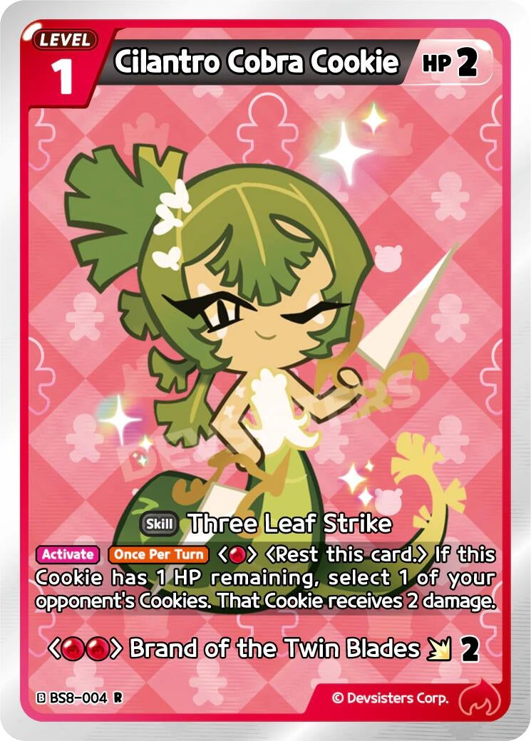 Image for Cilantro Cobra Cookie (BS8-004) [A Game of Truth and Deceit] - CookieRun: Braverse TCG