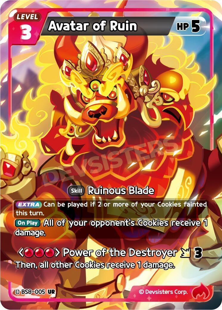 Image for Avatar of Ruin (BS8-005) [A Game of Truth and Deceit] - CookieRun: Braverse TCG