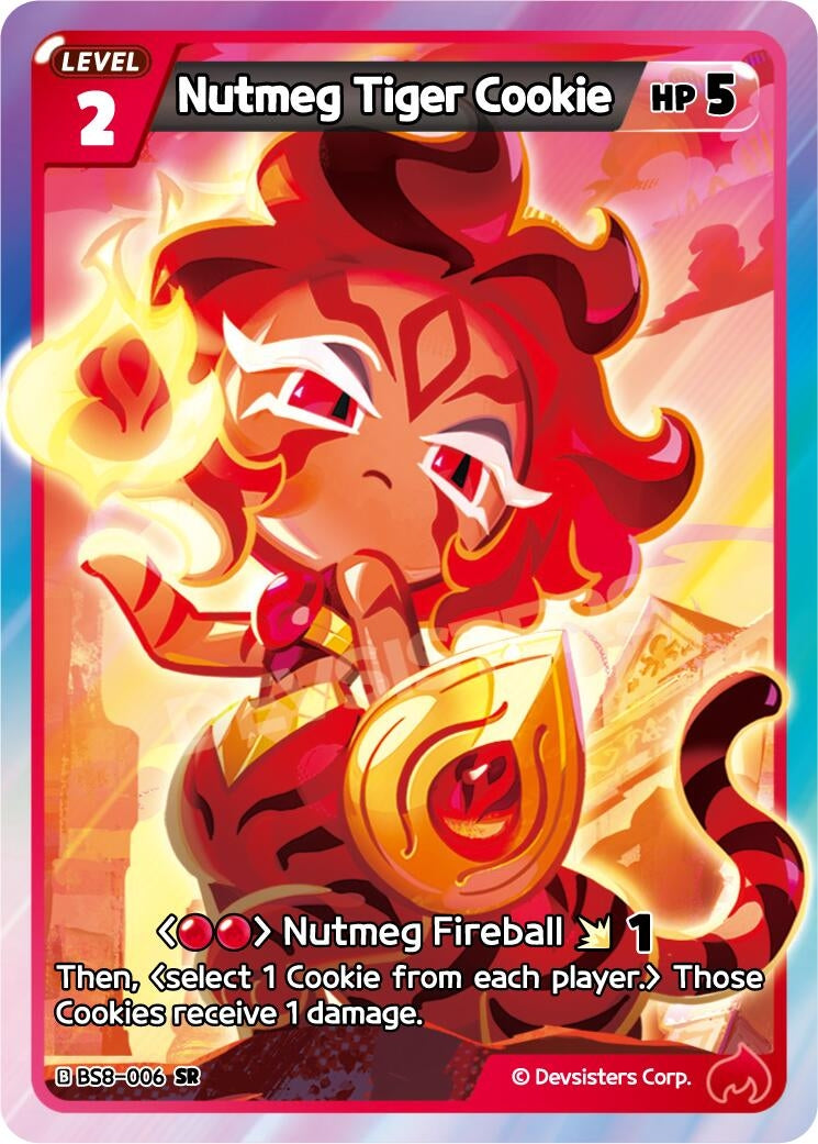 Image for Nutmeg Tiger Cookie (BS8-006) [A Game of Truth and Deceit] - CookieRun: Braverse TCG