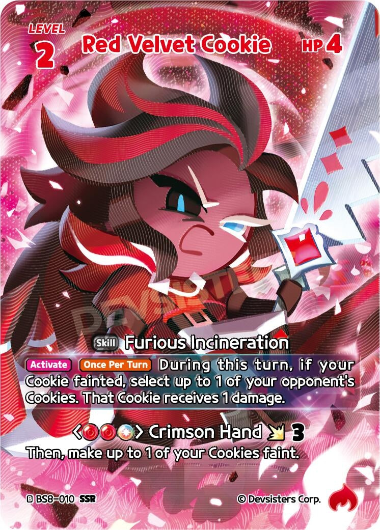 Image for Red Velvet Cookie (SSR) (BS8-010) [A Game of Truth and Deceit] - CookieRun: Braverse TCG