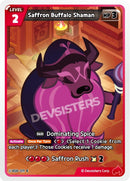 Image for Saffron Buffalo Shaman (BS8-011) [A Game of Truth and Deceit] - CookieRun: Braverse TCG