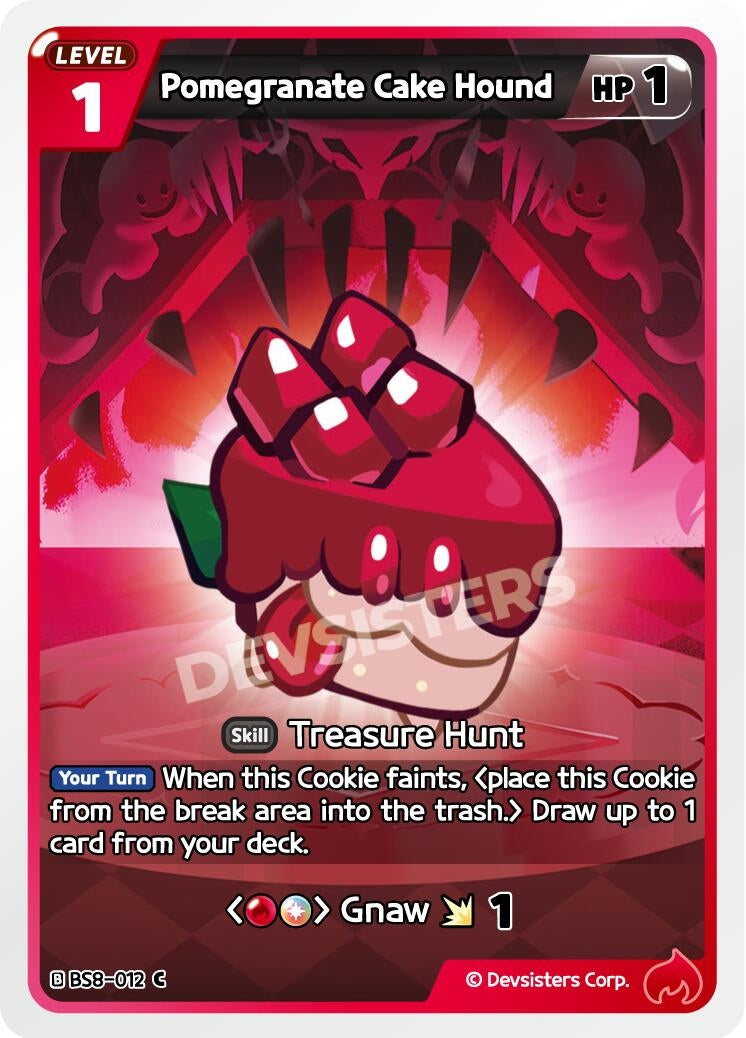 Image for Pomegranate Cake Hound (BS8-012) [A Game of Truth and Deceit] - CookieRun: Braverse TCG