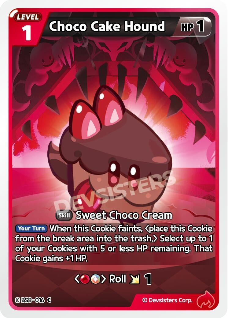 Image for Choco Cake Hound (BS8-016) [A Game of Truth and Deceit] - CookieRun: Braverse TCG