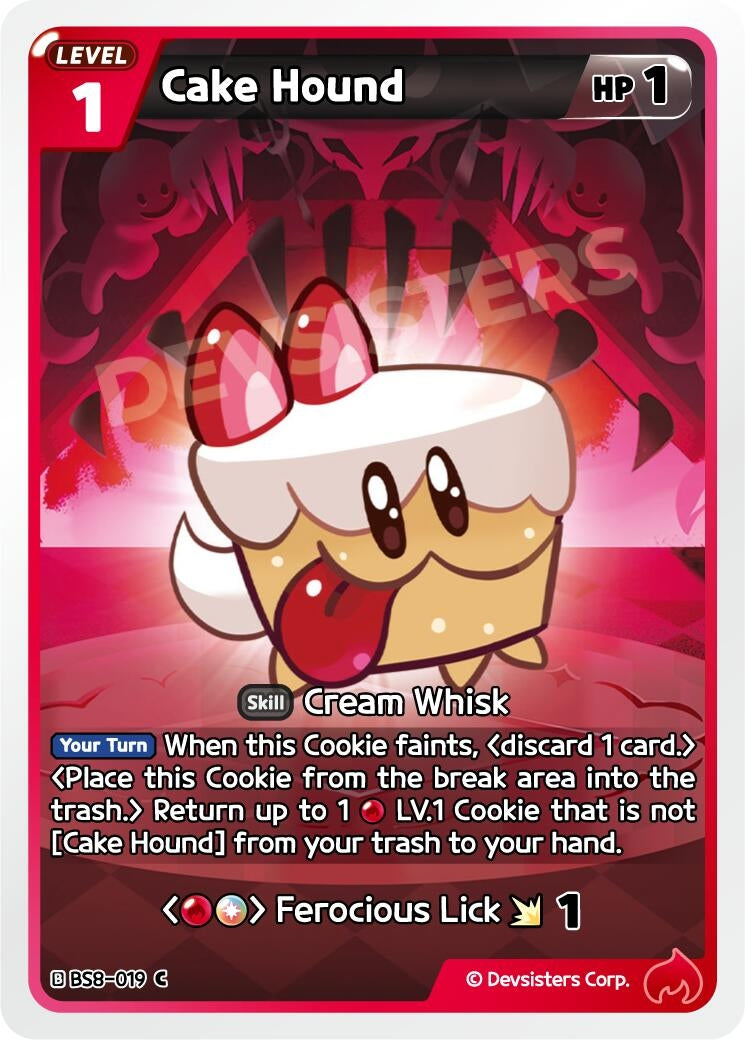 Image for Cake Hound (BS8-019) [A Game of Truth and Deceit] - CookieRun: Braverse TCG