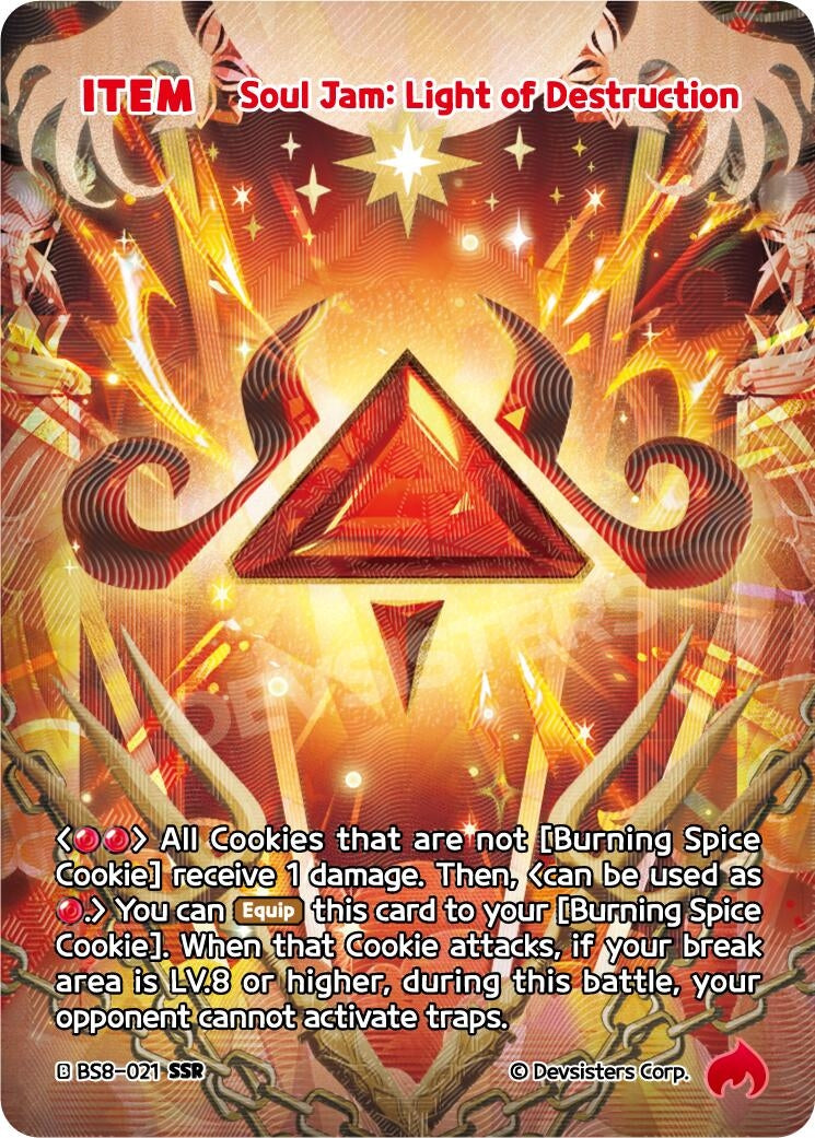 Image for Soul Jam: Light of Destruction (SSR) (BS8-021) [A Game of Truth and Deceit] - CookieRun: Braverse TCG